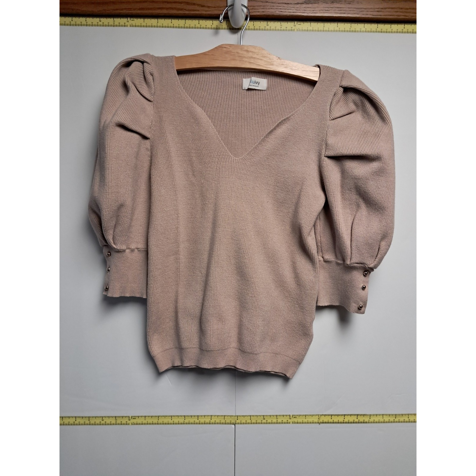 Womens Extra Small Blu Ivy Brown Sweater. Missing Tag But Size Is Extra Small